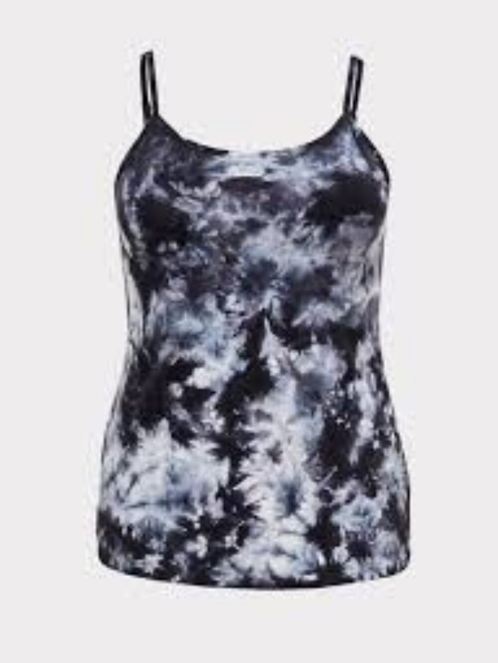 Torrid Foxy Black & White Tie Dye Cami